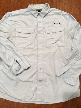 Alaskan HardGear Men’s Large Relaxed Fit AKHG Crooked River Long Sleeve Shirt